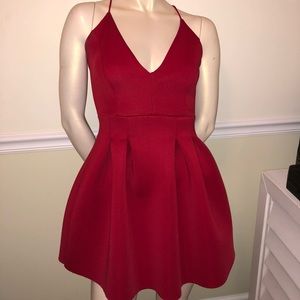 Windsor Red Mini Dress